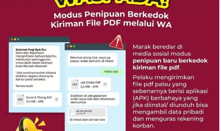 Penipuan Berkedok Layanan Bank Di WhatsApp