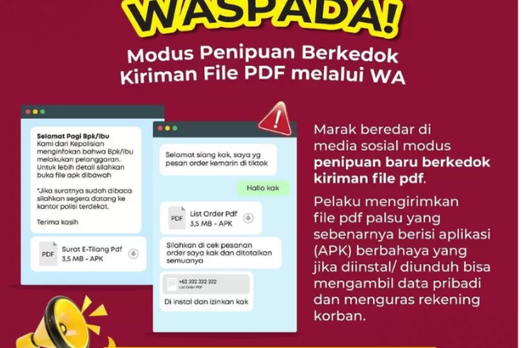 Penipuan Berkedok Layanan Bank Di WhatsApp