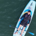 Sensasi Paddle Board di Muara Sungai Opak Baros Bantul